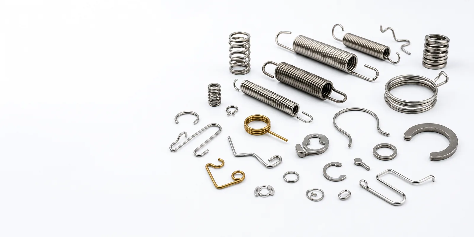 Assorted custom precision springs for RFQ review