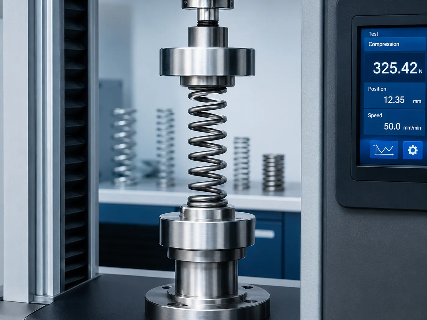 Spring load testing equipment