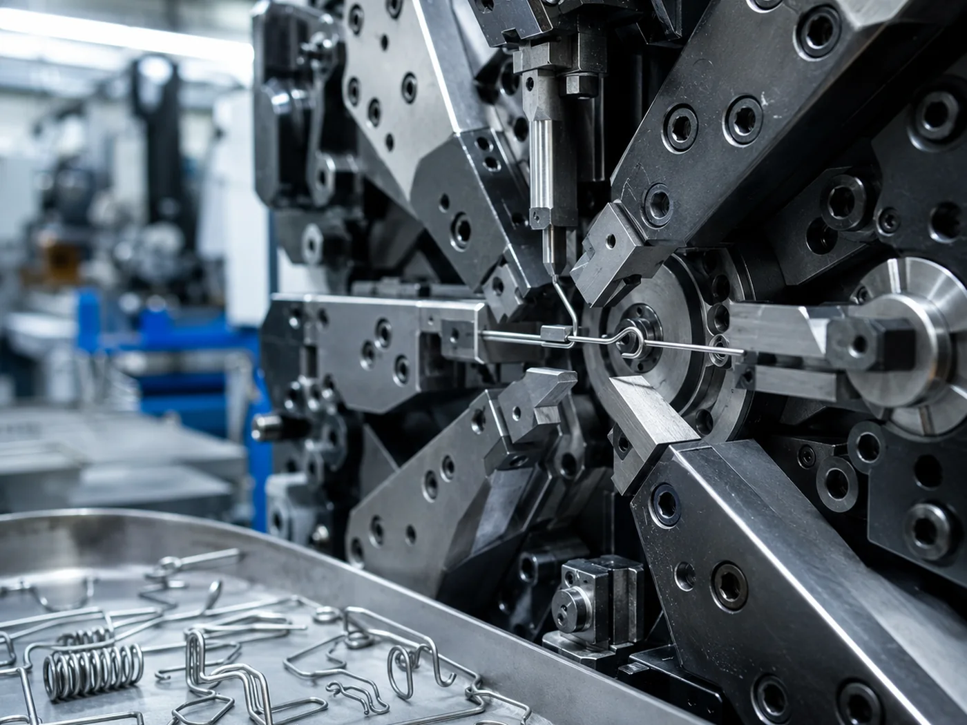 Spring forming equipment for custom spring manufacturing